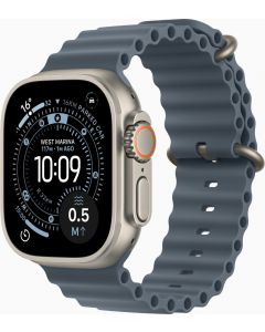 Apple Watch Ultra 3 - Titanium Ocean-bandje Blauw