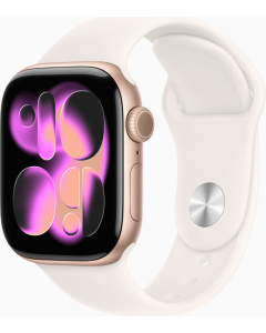 Apple Watch Series 11 42mm LTE - Rose Gold - Light Blush Sport Band - S/M